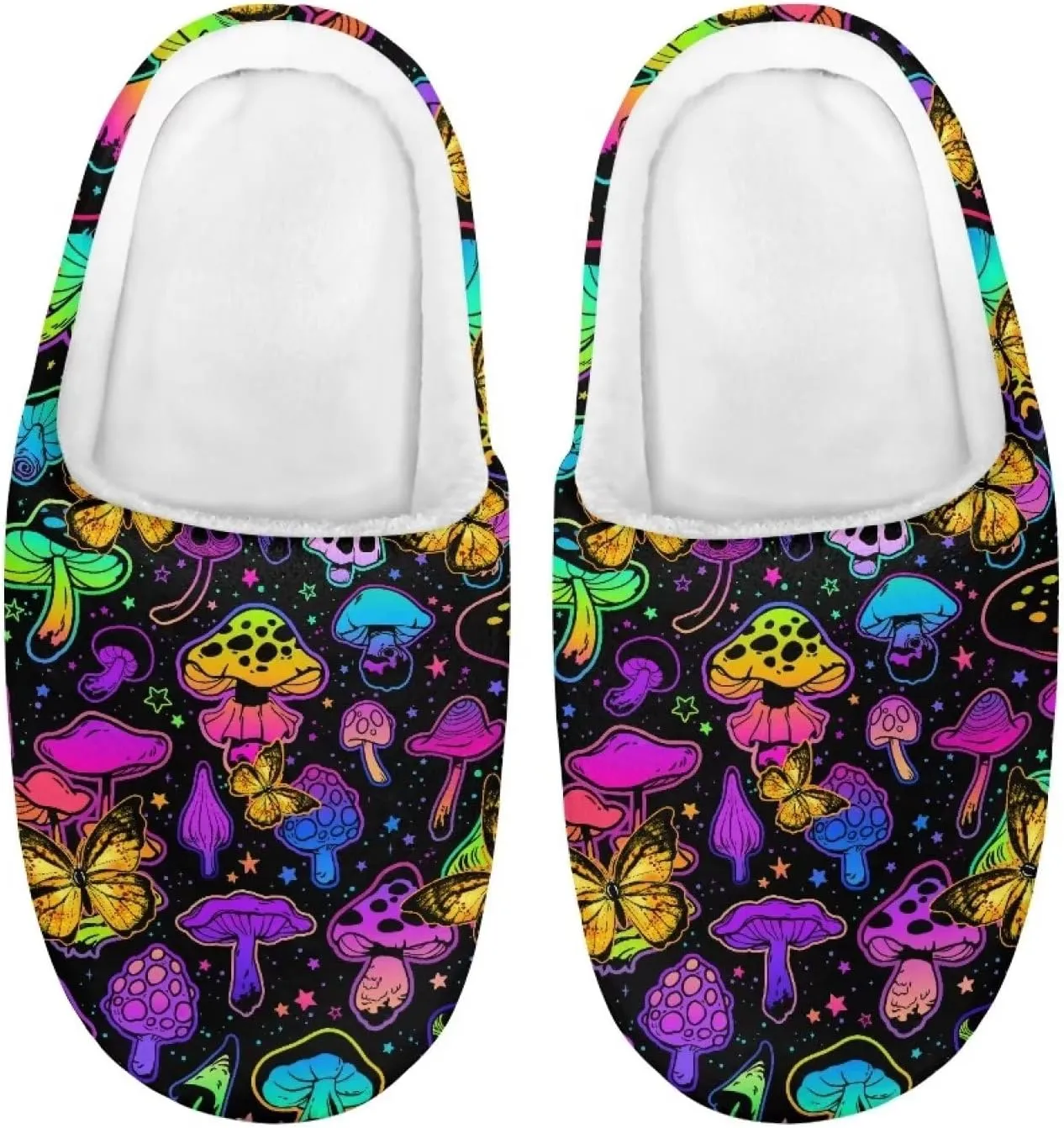 Plush House Shoes Boys Slippers Indoor Slipper for Winter Fuzzy Slippers for Girls Unisex-Child