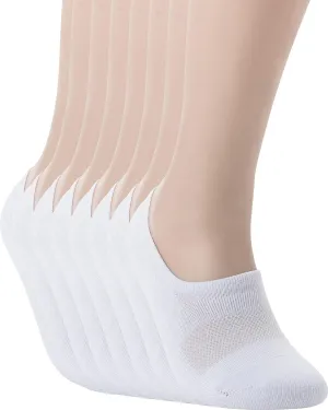 Pro Mountain No Show Socks Wide Toe Box For Health Bunion Unisex Size S to X-Large Cotton Cushion Footies