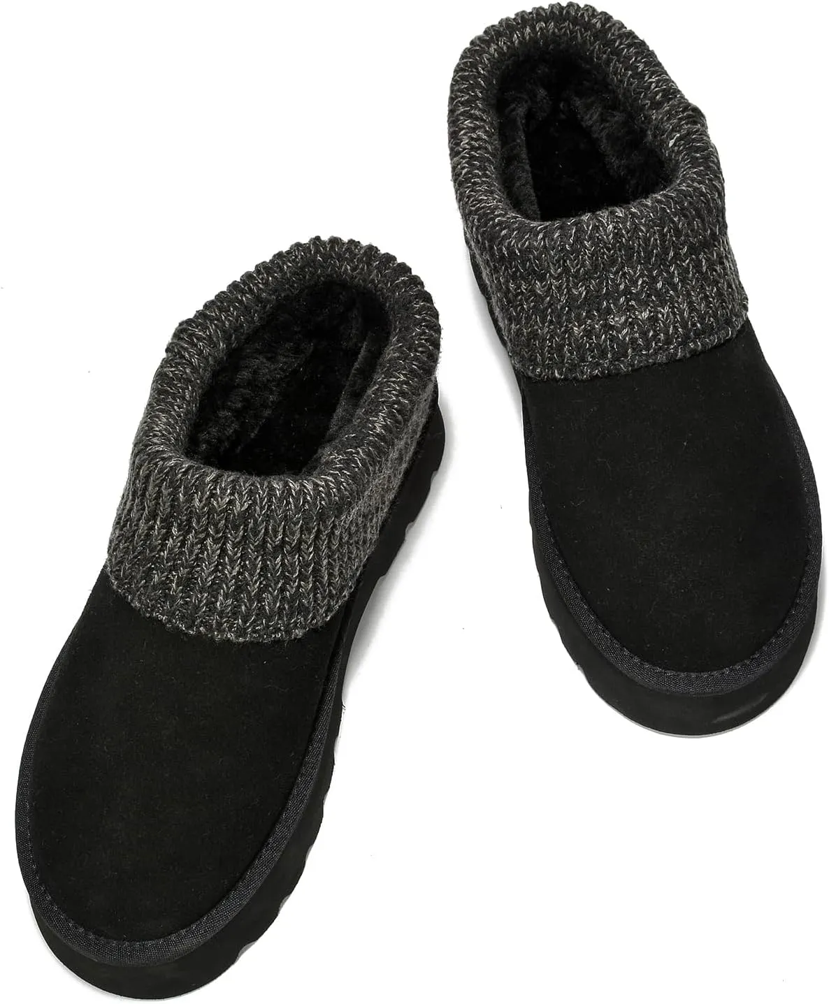 Project Cloud Womens Slippers with Memory Foam House Shoes & Fuzzy Slippers - Non-slip Fur Lining House Shoes for Women Footwear (Aspened)