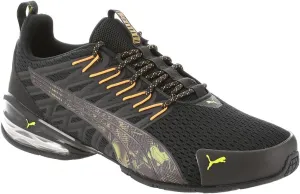 PUMA Voltaic Evo RetroFuture Mens Running 95 DM US BlackOrangeLime, 9.5