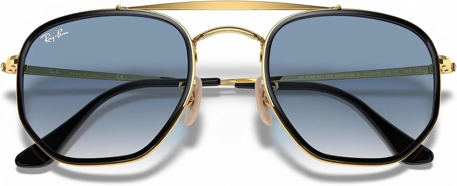 Ray-Ban RB3648M The Marshal II Hexagonal Sunglasses