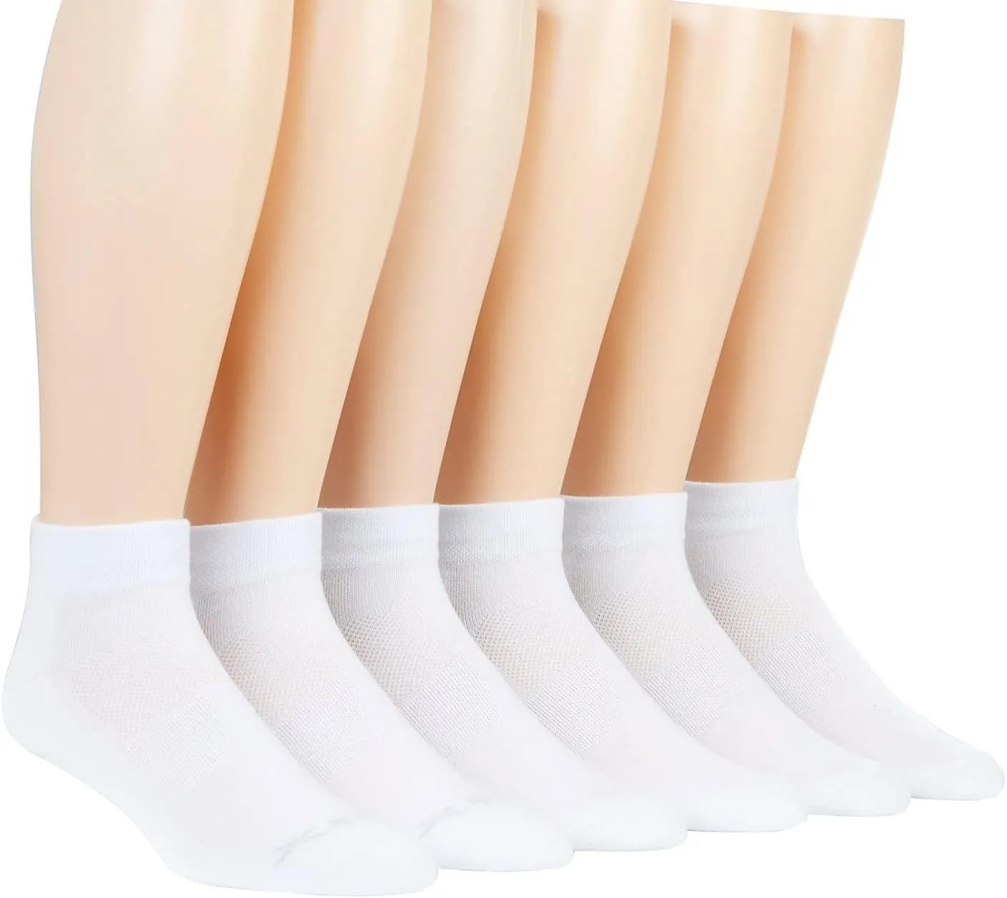 Reebok 6 PAIRS QUARTER CUT MEN'S SOCKS SHOE SIZE 6-12.5