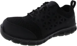 Reebok Women's Rb051 Sublite Cushion Safety Toe Athletic Work Shoe Olive Green