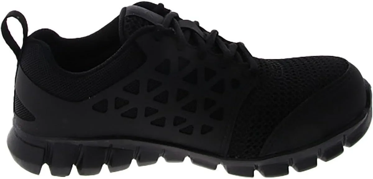 Reebok Women's Rb051 Sublite Cushion Safety Toe Athletic Work Shoe Olive Green