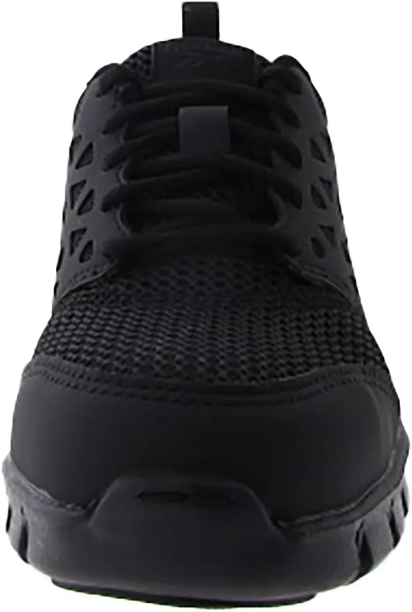Reebok Women's Rb051 Sublite Cushion Safety Toe Athletic Work Shoe Olive Green