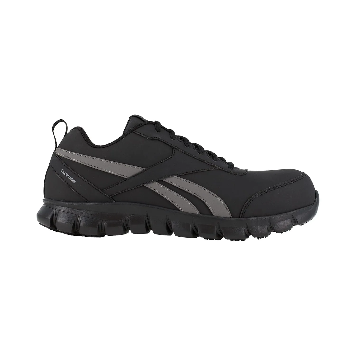 Reebok Work Men's RB4120 Sublite Cushion Safety Toe Athletic Work Shoe, Black