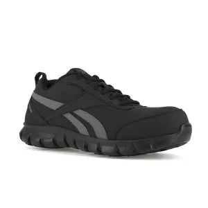 Reebok Work Men's RB4120 Sublite Cushion Safety Toe Athletic Work Shoe, Black