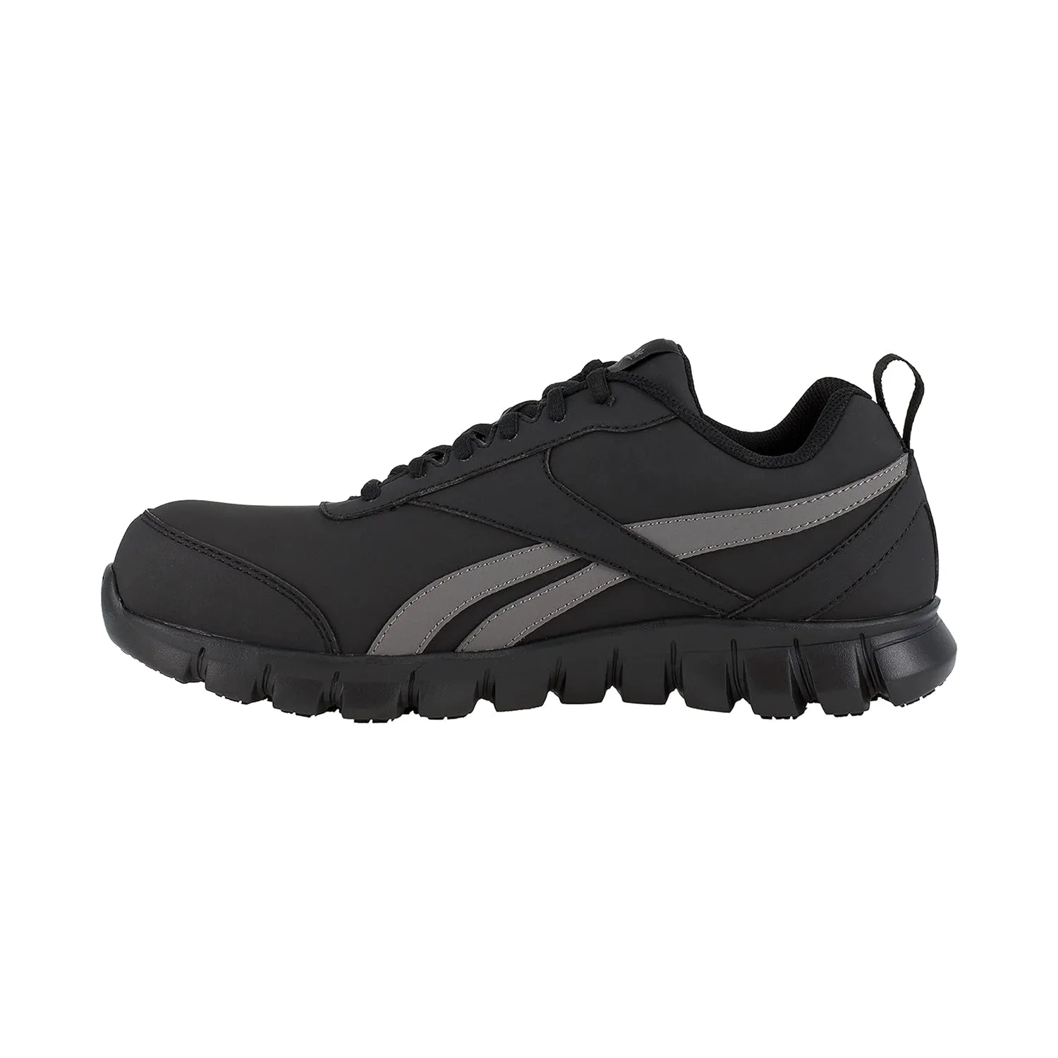 Reebok Work Men's RB4120 Sublite Cushion Safety Toe Athletic Work Shoe, Black