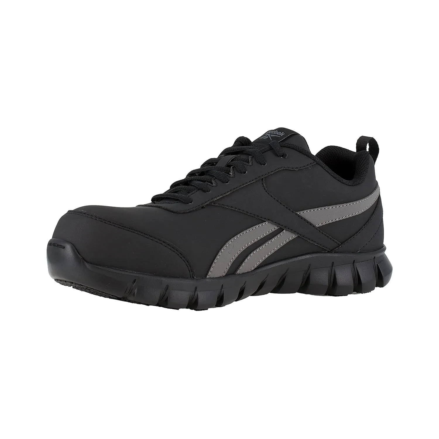 Reebok Work Men's RB4120 Sublite Cushion Safety Toe Athletic Work Shoe, Black