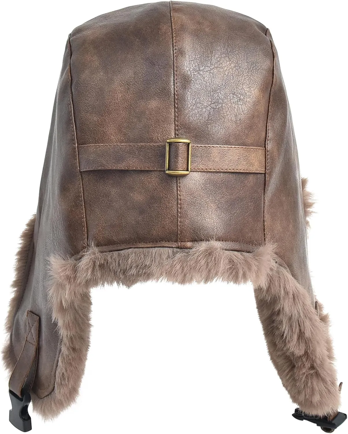 SOMALER Trapper Hat Men Women Winter Ushanka Hats Warm Faux Fur Aviator Trooper Hat