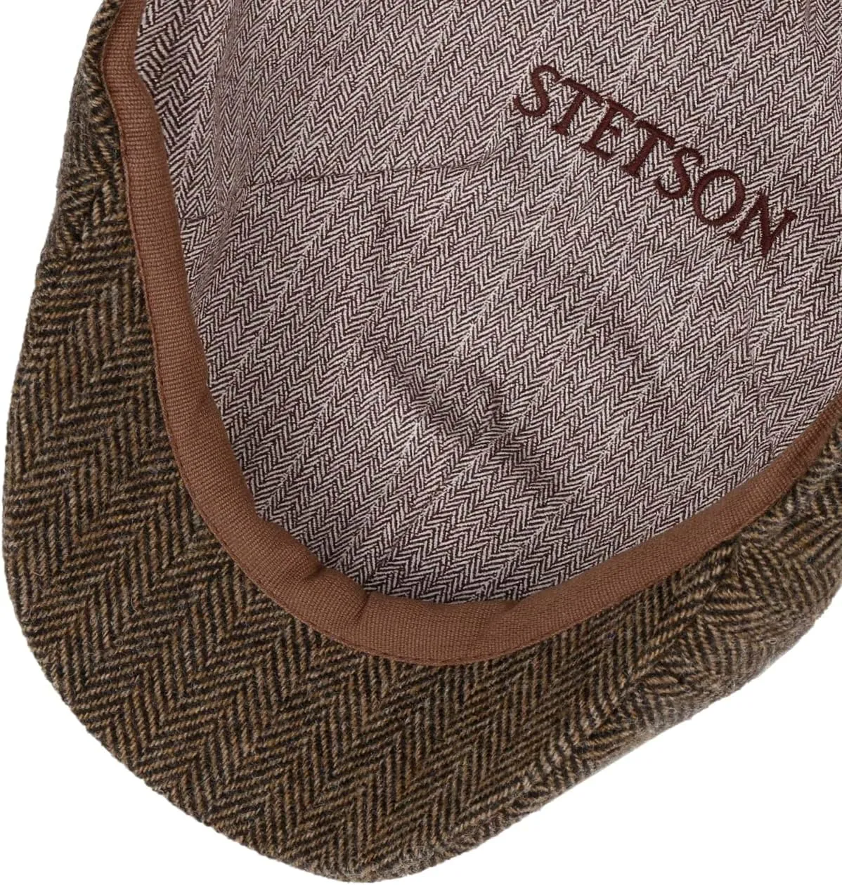Stetson Texas Wool Herringbone Cap Men |