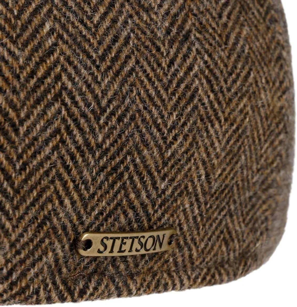 Stetson Texas Wool Herringbone Cap Men |