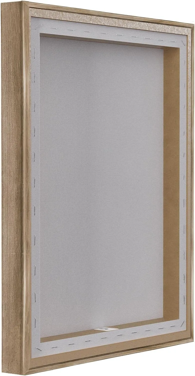 Stupell Industries Mon Cheri on Checkered Brown Floater Framed Canvas Wall Art Design by House of Lulu, 25 x 31