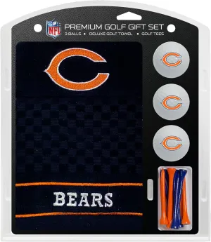 Team Golf Premium NFL Gift Set: Embroidered Deluxe Towel, 3 Balls, 14 Tees (2-3/4" Reg.)