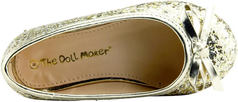 The Doll Maker Glitter Ballet Flat