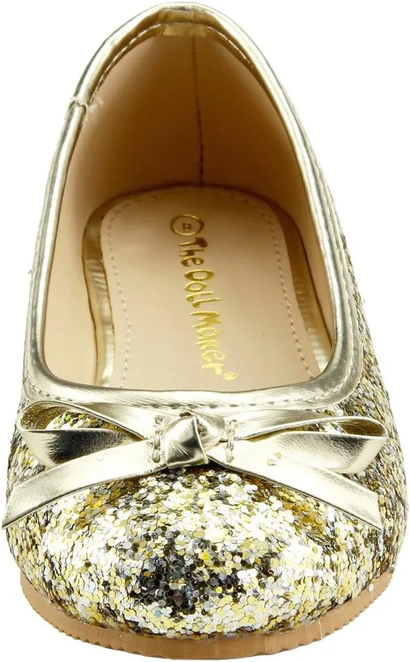The Doll Maker Glitter Ballet Flat