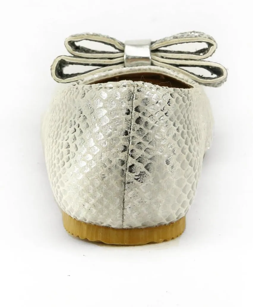 The Doll Maker Snake Skin Metallic Flat