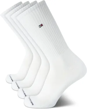Tommy Hilfiger Men's Athletic Socks-Cushion Crew Socks(4 Pack)