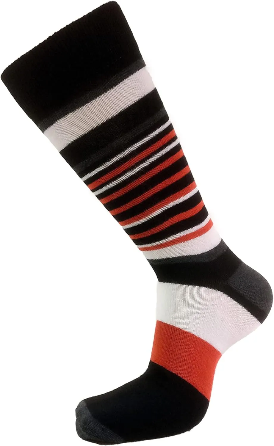 USBingoshop Mens Cotton Argyle Striped Solid Ribbed Black Crew Dress Socks