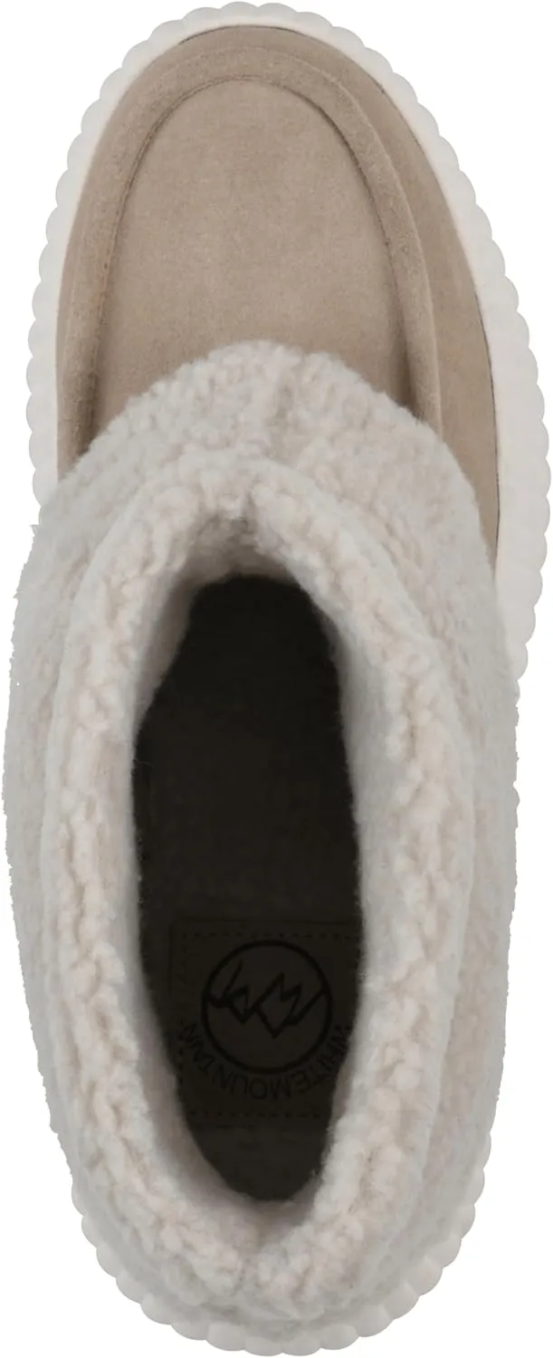 WHITE MOUNTAIN Women's Digital Platform Faux Fur Bootie