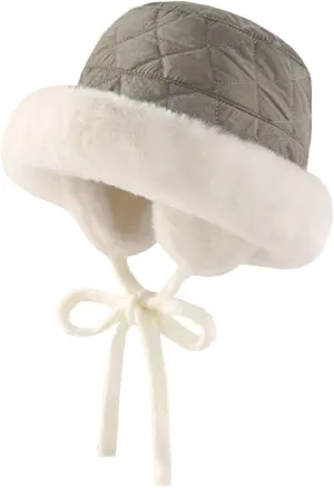 Winter Bucket Hat with Ear Flaps Women Men Fuzzy Beanie Hat Faux Fur Fisherman Cap Beanies Hat Cloche Aviator Caps 2024
