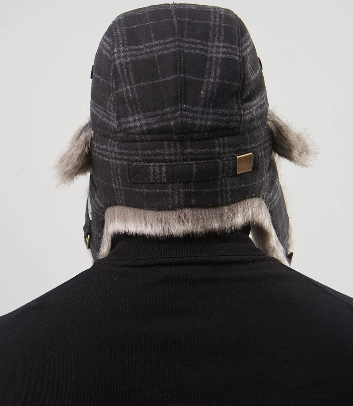 Winter Trapper Hat for Men and Women,Wool Russian Ushanka Aviator Warm Cold Proof Ski Hunting Cycling Winter Hats