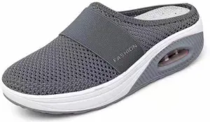 Women's Air Cushion Slip-On Walking Shoes- Orthopedic Diabetic Walking Shoes,Air Cushion Platform Mesh Orthopedic Diabetic Walking Shoes