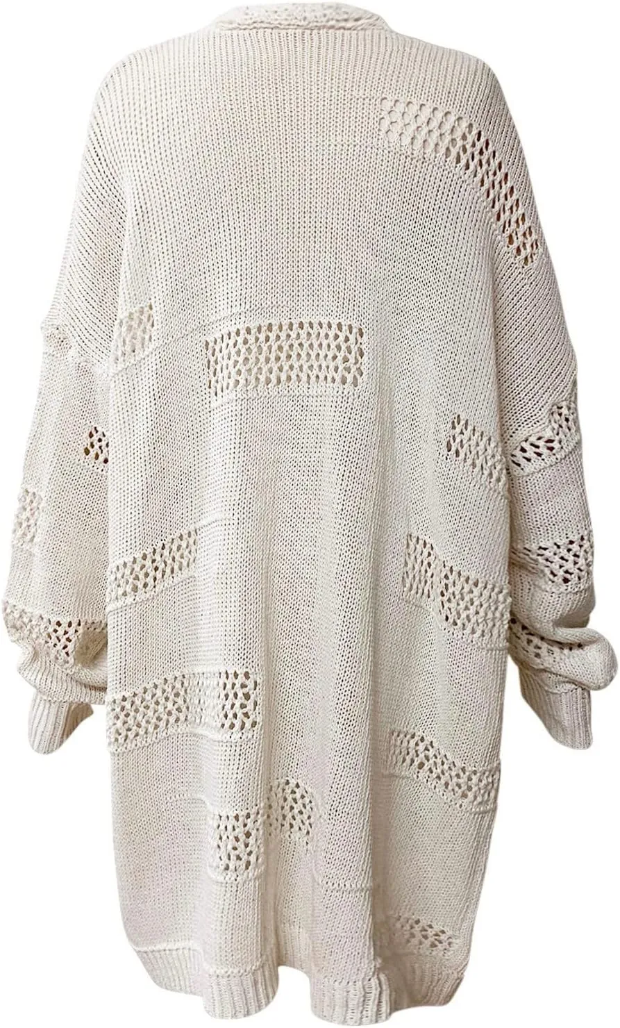 Women's Fashion Cardigan Sweater Cardigan Fall Fashion Checkered Coat Top Women Cardigan 3/4 Sleeves Open Front