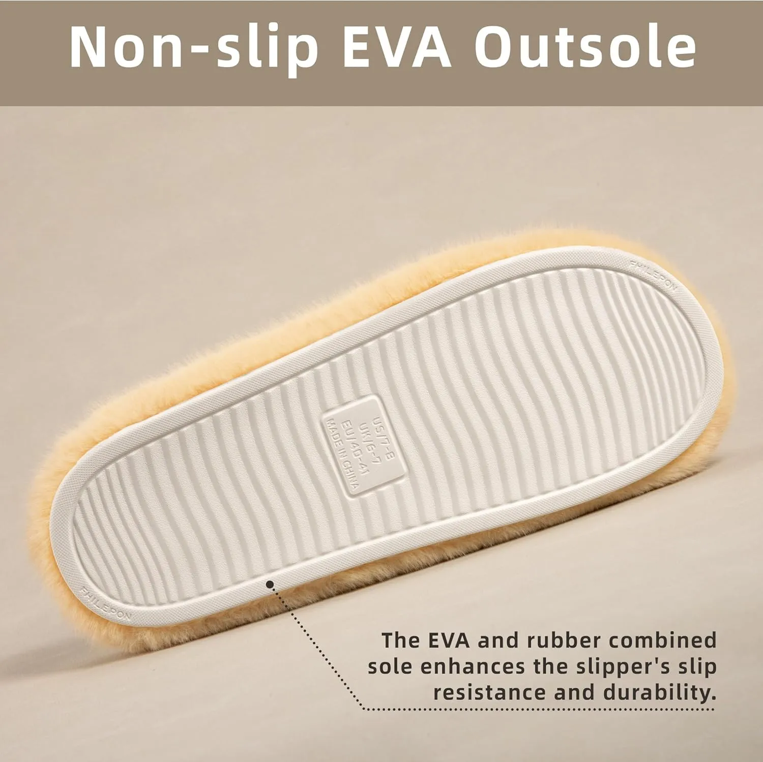 Women's Fuzzy Slippers Open Toe House Slippers Memery Foam Bedroom Slippers Cross Band Slippers for Indoor and Outdoor