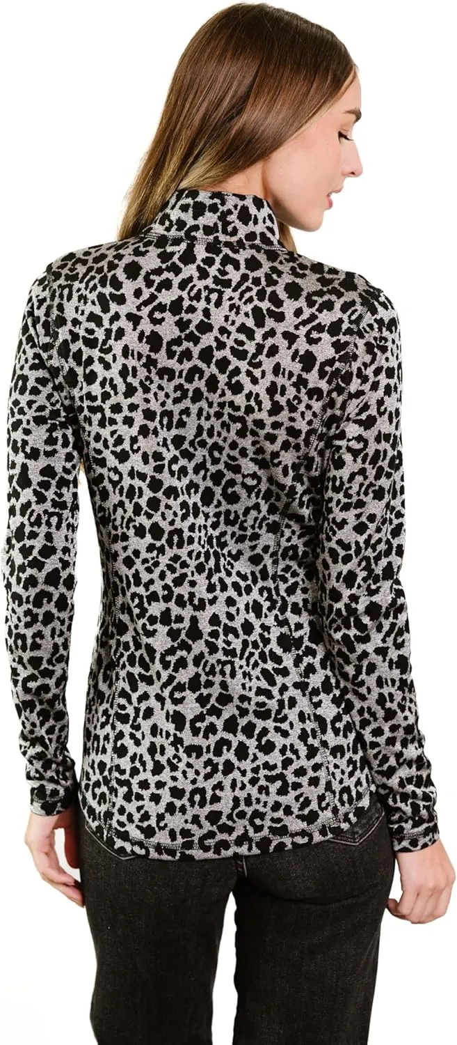 Zip Up Pullover with Thumb Holes